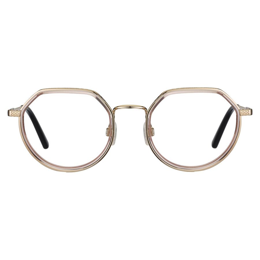 NATHANEL OPTIC, Shiny Rose Gold - Red Brown-Demo Lens, hi-res